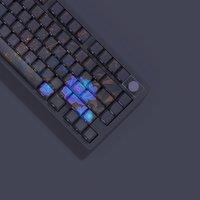 JCM Side Print PBT Keycap Backlit 5 Side Dye-Sub Cherry Profile Peony Topographic Keycap For Cherry