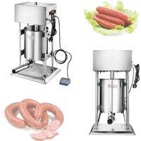 Commercial 30L Electric Automatic Sausage Stuffer Salami Maker Sausage Filler Machine 120w 220V/110V
