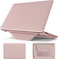 For MacBook Pro 13 Case for A2338 A2289 A2251 A2159 A1989 A1706 A1708 Models for Macbook Pro 13 Stand Cover PC+PU Laptop Case