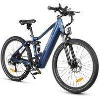 Samebike New Model XD26-II Electric Bicycle 26" Mountain Moped 14AH Lithium Battery Full Suspension Ebike