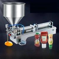 PBOBP Single Head Fully Pneumatic Paste Tomato Sauce Alcohol Kerosene Inflammable Liquid Filling