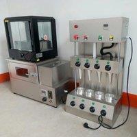 Size Customized Pizza Cone Molding Machine Rotary Pizza Cone Oven Pizza Cone Warmer Showcase With Production Line