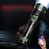 1000000LM Most Powerful LED Flashlight USB Rechargeable Lamp 900W LED Flashlights Super Bright