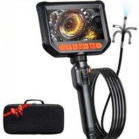 4.3" Industrial Endoscope Camera 2MP 360Degree Rotation Inspection Camera Borescope 8.5mm Handheld