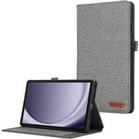 For Samsung Galaxy Tab A9 Case Compatible 8.7inch Fabric Stand Shockproof Protective Tablet Cover