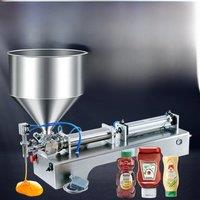 PBOBP Paste Liquid Filling Machine Adjustable 50-500ml Volume,Filling Machine with 30L Hopper, For Cream/Cosmetic/Perfume