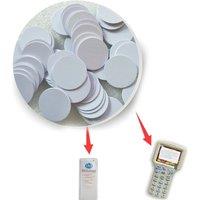 10pcs 25mm 125khz Em5200/T5557 RFID Rewritable Coin copy/duplicate/125KHZ Rewritable Coin use for copier