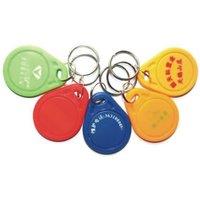 100pcs Custom Printing RFID Tag 125KHz 13.56MHz Token Key Fobs Keyfob RFID Card Printed Arbitrary Pattern LOGO