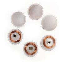 (100PCS/LOT) TK4100(EM4100) RFID 125khz Coins 25mm Smart Tags Read-only with Transparent plastic for 125KHZ tag