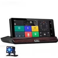 4G Car GPS Navigation 7.0 Android GPS DVR Camera Dual Lens WIFI BT DDR1G ROM 16GB Duall Lens Camera Dash Cam Video Recorder