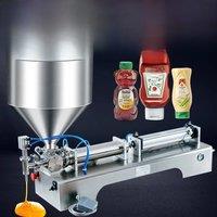 PBOBP Multifunctional Paste Filling Machine Stainless Steel Foot Control Liquid Paste Butter Sauce