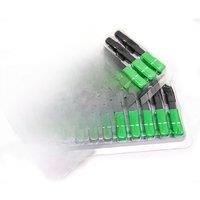 100PCS SC/APC Fiber Optic Fast Connector Single Mode Fiber Optic Adapter FTTH Fiber Quick Connector