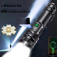 Ultra-high power flashlight, strong light LEDflashlight USB rechargeable long-distance tactical