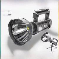 2025NEW P90 Portable Powerful LED Flashlight Handheld Searchlight USB Rechargeable Spotlight