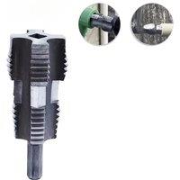 4/6Electric Drill Compatible Pvc Pipe Threader Kit Double Head Water Pipe Inner Hole Wire Opener Electric Drill Water Pipe Opene