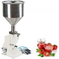PBOBP Manual Paste Liquid Filling Machine Adjustable 5-50ml Volume,Filling Machine With 10L