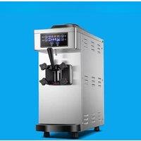 Commercial Ice Cream Machine, 10-12L/H Yield, 1780W Single Flavor Soft Serve Ice Cream Maker With Wheels, 8L Cylinder