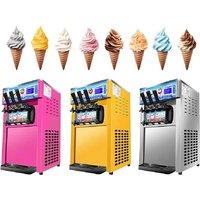 Commercial Soft Ice Cream Maker Single-Flavor Benchtop 1100W Countertop Vending Machine For Business Snacks Drinks 10-12L/H