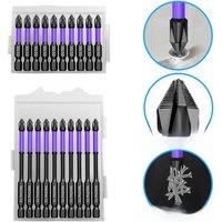 Anti-shock Strong Magnetic Screwdriver Bits D1 High Hardness Batch Head Non-slip Impact Driver Bit