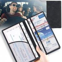 Car Registration and Insurance Holder, Vehicle Glove Box Car Organizer, Auto Truck Car Comparment