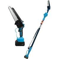 6-8-Inch High Branch Saw 2.5-Meter Telescope Expansion Rod Can Be Connected To Makita Battery 18v 21v ??? ???? ????? Pole Saw