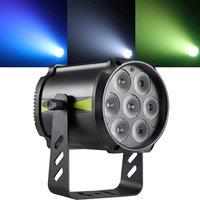 LED Stage Lighting Effect 7X8W RGBW 4IN1 DJ LED Par Lights DMX Control LED Uplights For Disco Party Wedding Holiday Music Show