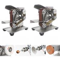 Mini Belt Grinding Machine Home Diy Polisher Machine Tool Sharpening Machine Sanding Grinding Electric Sander 110V/220V