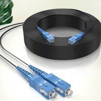 SC/UPC to SC/UPC 10-1000m Fiber Optic Drop Cable Single Mode Simplex 2.0mm Outdoor Fiber Optic Patch