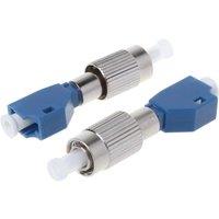 FC Male to LC Female Optical Power Meter Visual Fault Locator Fiber Optic Hybrid Adapter Simplex