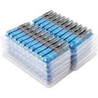 100PCS/lot SC/UPC Fiber Optic Fast Connector Single Mode Fiber Optic Adapter FTTH Fiber Connector