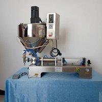 PBOBP Single Head Paste Filling Machine Stainless Steel Control Heating And Stirring Type Filling