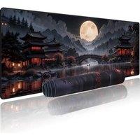 EXCO Gaming Mouse Pad Large Office Keyboard Mousepad Computer Desk Mat with Stitched Edge Non-Slip Rubber Base Durable Washable