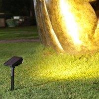 2/7 LED Solar Outdoor Spotlights,150 Adjustable Wall Lamp, Waterproof Lawn Lights for Garden Patio Yard Backyard Camping Decor