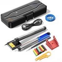 USB Soldering iron Set portable household type-C interface 800mAh/1000mAh battery Third gear Adjustable temperature Welding Tool