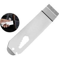 1Piece Stainless Steel Interior Double Headed Pry Plate Car Modification Door Panel Center Console Rearview Mirror Removal
