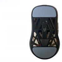 UnusualWaySports Mouse Skates Feet WLmouse Strider Xingzhe Cambered Surface PTFE Anti Collapse Magic Ice Black Silver Fox