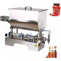 PBOBP With Stirring Filling Machine Piston Filler Water Oil Pneumatic Milk Juice Oil Semi Auto Sauce