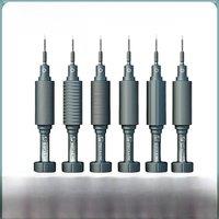 MECHANIC 6 in 1 iShell Precision Screwdriver Set for iPhone Samsung Huawei OPPO VIVO etc Mobile