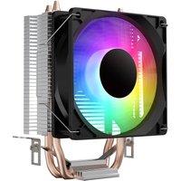 Ruix X2000 Air CPU Cooler 2 Heatpipes Radiator Cooling RainbowRGB 3PIN Fan Quiet Ventilador For Intel 115X 1200 1700 AM4 AM5 AMD