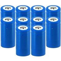 16340 Battery Rechargeable 3.7V Li-ion CR123A Batteries for LED Flashlight Travel Wall Charger 16340 CR123A Battery
