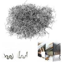 400pcs 0.8mm Hot Staples Car Bumper Flat Stapler Repair Wave Welding Nails Automotive Body Work