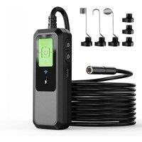 WiFi Industrial Endoscope Camera 2MP IP67 Waterproof Wireless Car Inspection Camera with 8LED Light Snake Camera For Android IOS