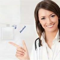 Disposable 75% alcohol swab for wound disinfection, essential first aid box supplies for home disaster preparedness.