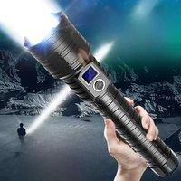 1900000LM High Powerful LED Flashlight Super Bright Rechargeable Zoom Tactical Torch Outdoor Camp