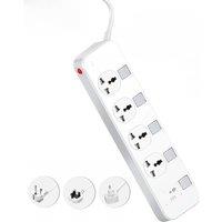 LDNIO Power Strip 5 Universal Outlet 2m Extension Cord Uk Eu Us Kr Plug Electric Extension Network