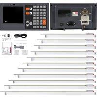 2-Axis 3-Axis DRO Kit for Lathe and Mill CNC Digital Readout with Large Display YH200-2 YH200-3 5m