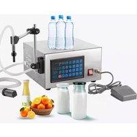 Small Liquid Water Filling Machine Electric Cnc Soda Olive Oil Juice Filler