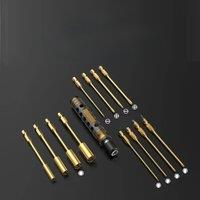 Magnetic Screwdriver Set Skeletonized Lightweight Hexagon Socket Screwdriver 6.35mm Handle Model