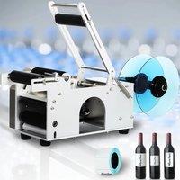 PBOBP Label Applicator Manual Round Bottle Labeling Machine Beer Can Jar Tube Wine Adhesive Sticker