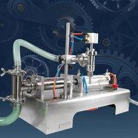 PBOBP Semi-Auto Single Head Pneumatic Piston Liquid Filling Machine For Honey Juice Oil 5-1000ml
